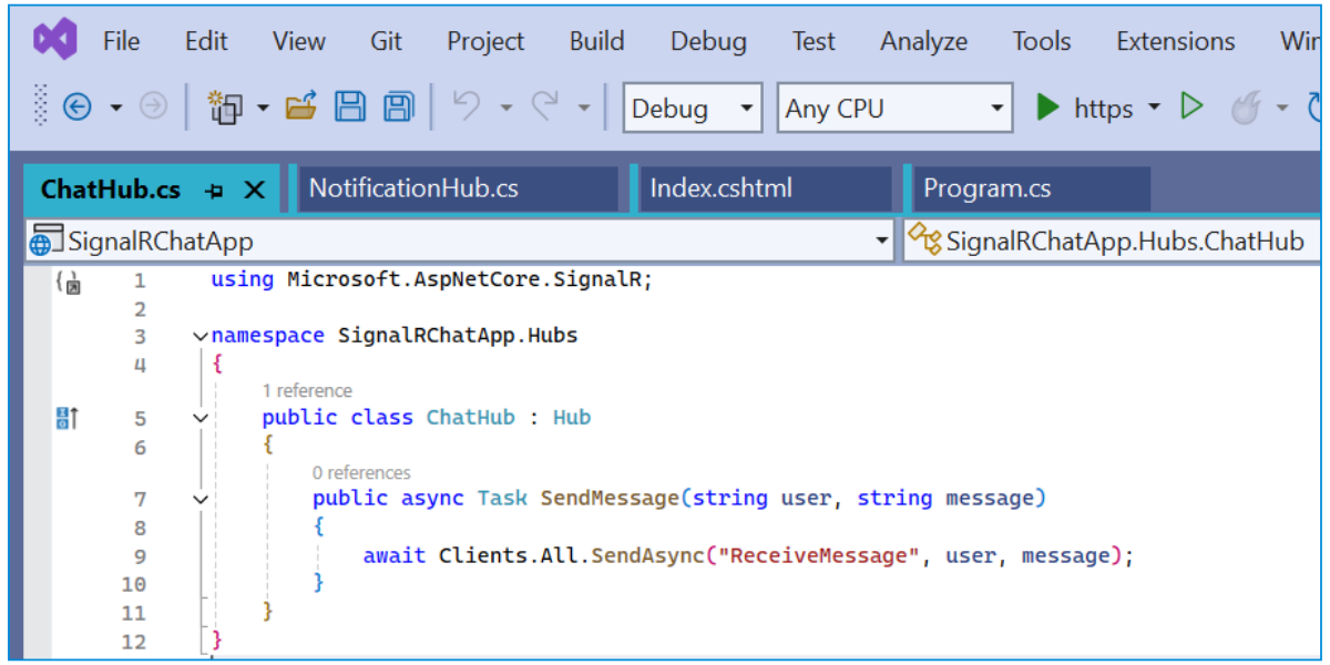 Building the Chat Hub